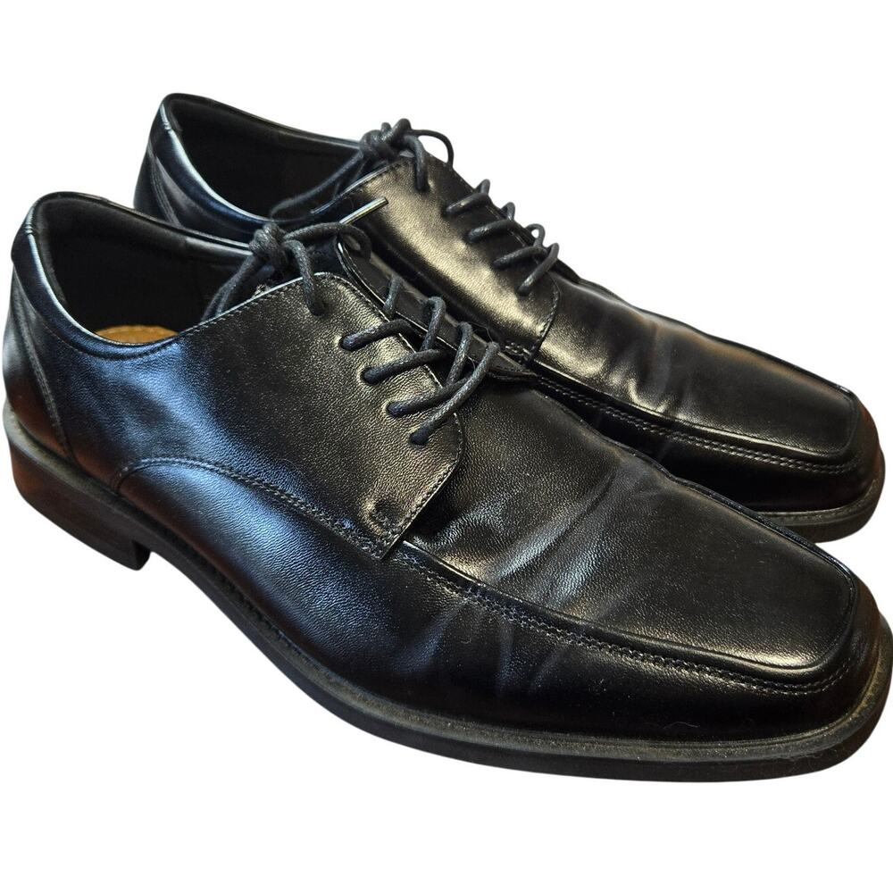 Apt.9  9.5 M Men's Black Dress Shoe Oxford Derby Brogues 9.5M Medium 9 1/2